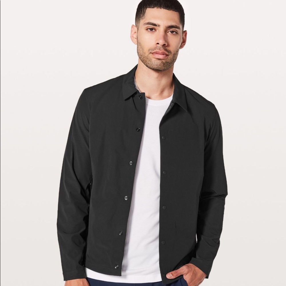 EUC Lululemon Men’s Medium Black Coaches Jacket